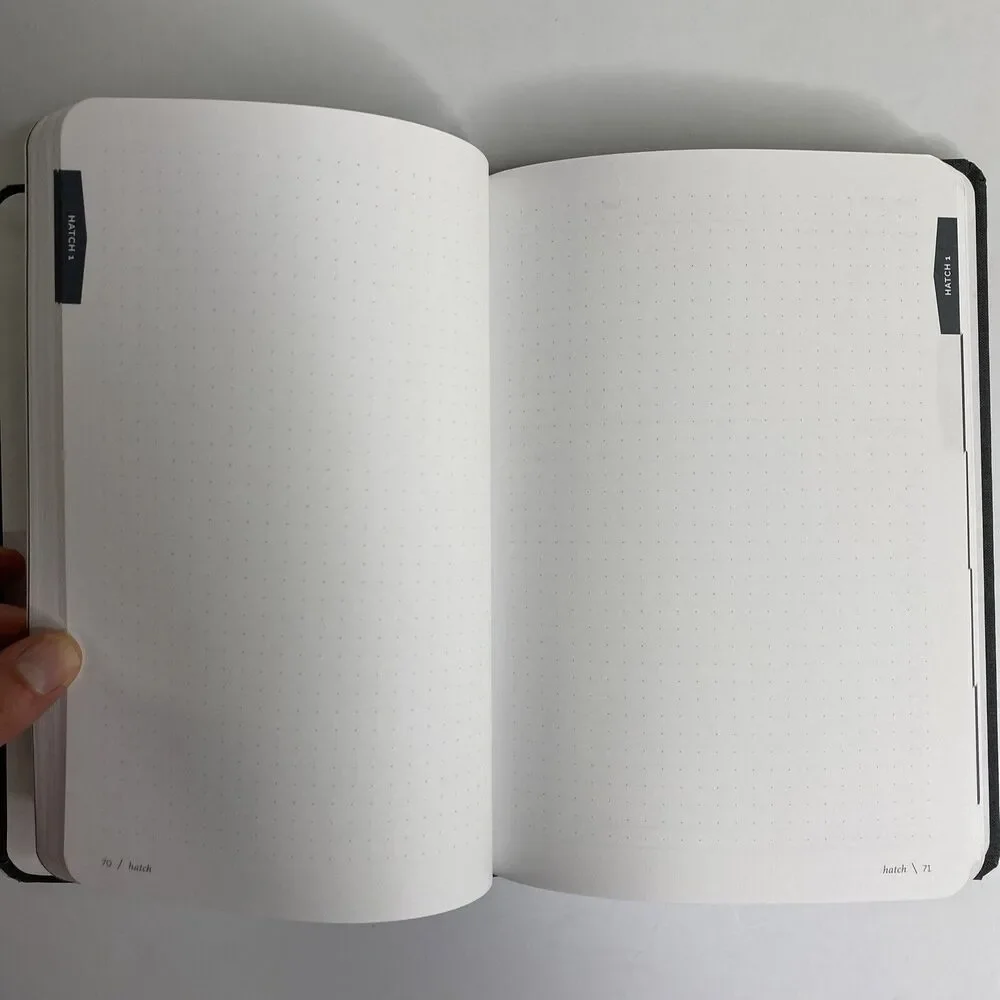 Hatch HC Notebook‎ for Makers Entrepreneurs Idea Journal Project Planner Gray